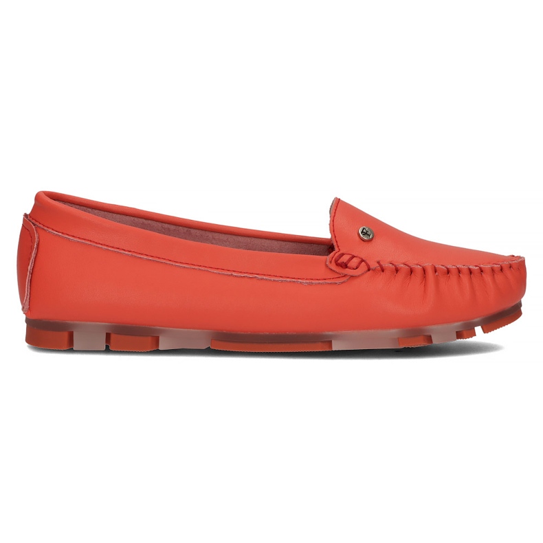 Mocasini Filippo DP2037 / 22 Rd Li din piele rosie roșu