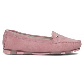 Mocasini din piele Filippo DP2037 / 22 Pi roz