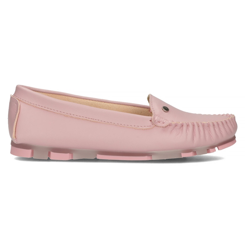 Mocasini din piele Filippo DP2037 / 22 Pi Li roz