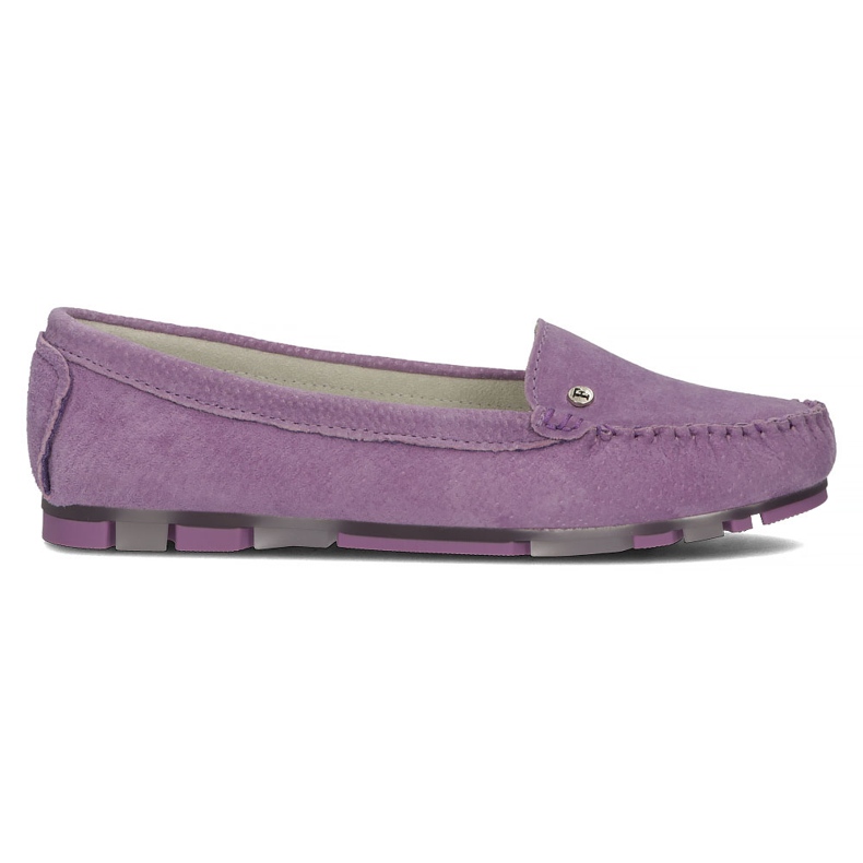 Mocasini din piele Filippo DP2037 / 22 Vi violet