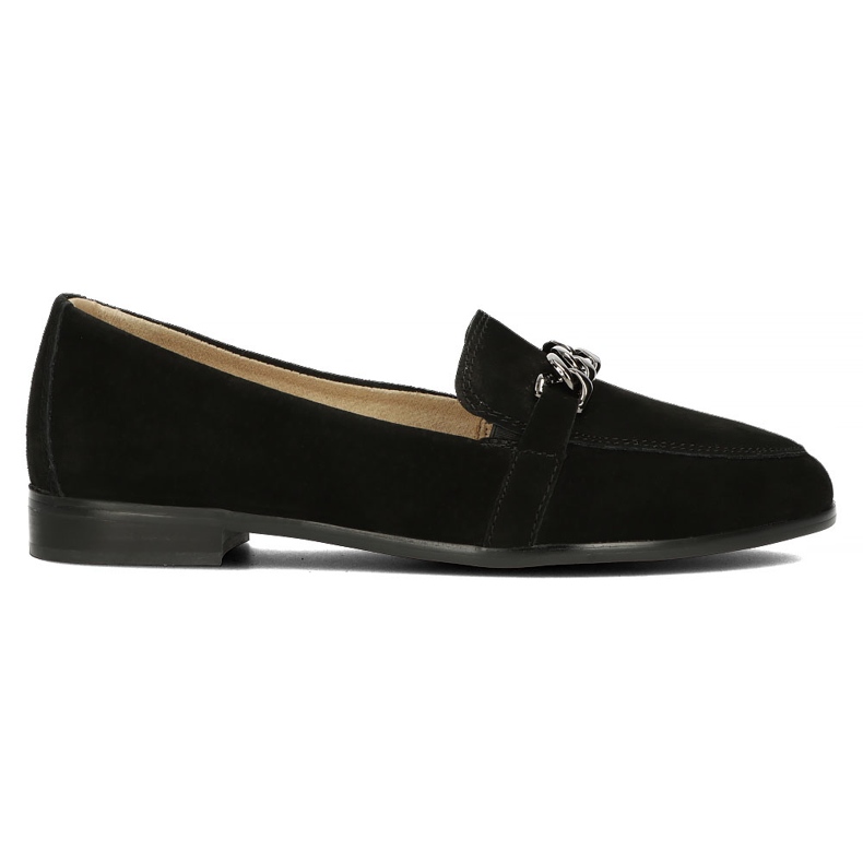 Mocasini din piele Filippo DP3626 / 22 Bk negru