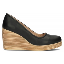 Pantofi din piele Filippo DP3521 / 22 Bk negru Pantofi din piele Filippo DP3521 / 22 Bk negru