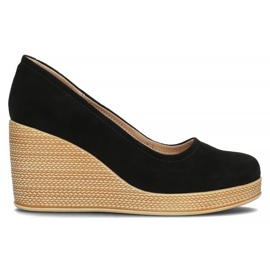 Pantofi din piele Filippo DP3521 / 22 Bk Su negru Pantofi din piele Filippo DP3521 / 22 Bk Su negru