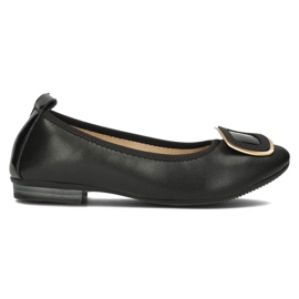 Pantofi din piele Filippo DP3661 / 22 Bk negru Pantofi din piele Filippo DP3661 / 22 Bk negru