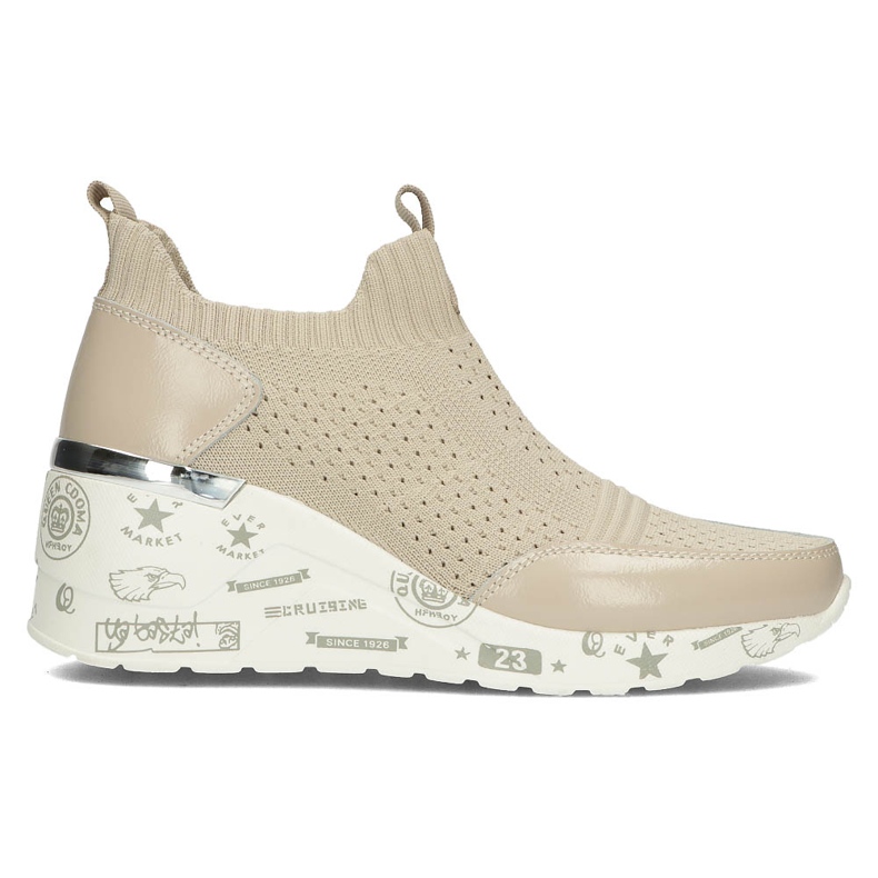 Pantofi din piele Filippo DP3551 / 22 Be beige bej