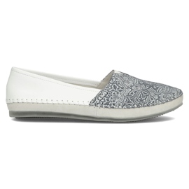 Pantofi din piele Filippo DP031 / 22 Bl albastru