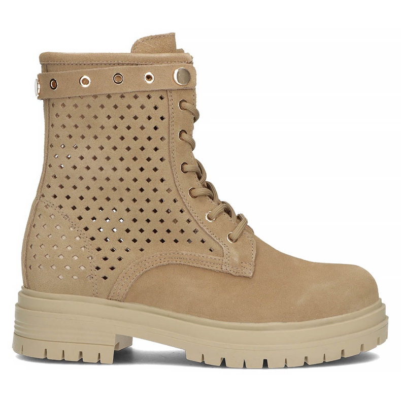 Cizme din piele Filippo DBT3716 / 22 Be beige bej