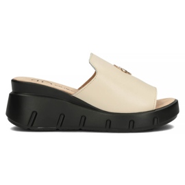 Papuci piele Filippo DK3596 / 22 Be bej Papuci piele Filippo DK3596 / 22 Be bej