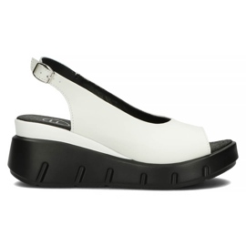 Sandale din piele Filippo DS3595 / 22 Wh alb Sandale din piele Filippo DS3595 / 22 Wh alb