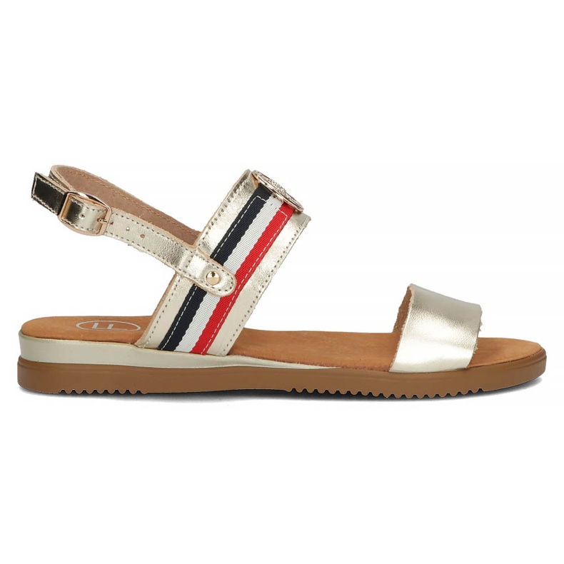 Sandale din piele Filippo DS3603 / 22 Go golden de aur