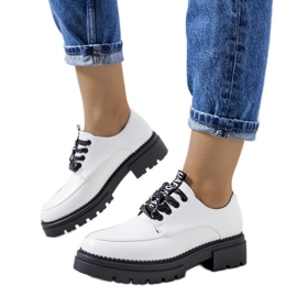 Pantofi dama Merivale albi