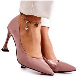 S.Barski Piele la modă, roz Tamira, stiletto S.Barski Piele la modă, roz Tamira, stiletto