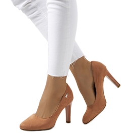 Pompele roz pe un toc stilț Blair multicolor