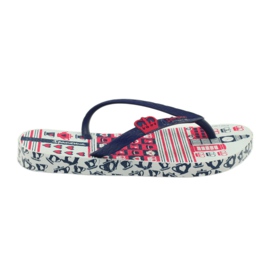 Navy Blue Flip -Flops cu modele de apă Ipanema 81640 Navy Blue albastru