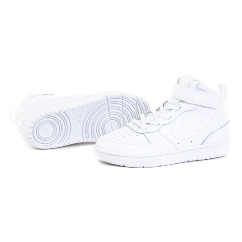 Pantofi Nike Court Borough Mid 2 CD7783-100 alb