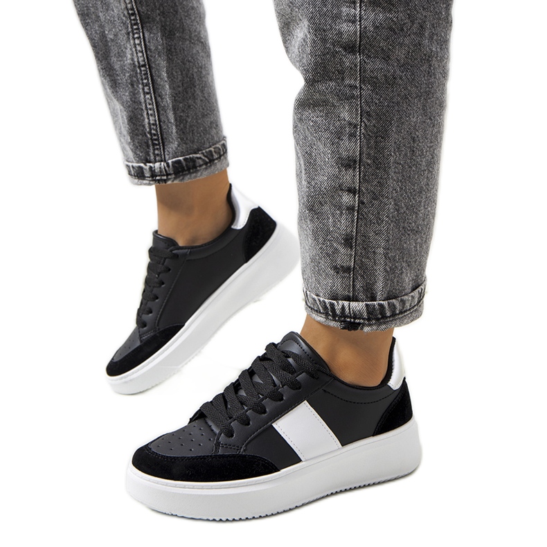 Tenisi negri Ontario pentru femei negru argint