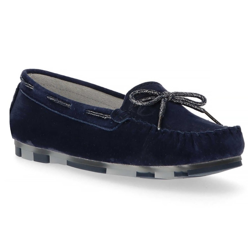 Mocasini din piele Filippo DP1203 / 20 Nv bleumarin albastru marin
