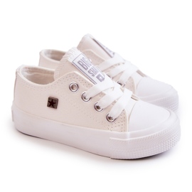 Pantofi pentru copii din piele ecologică Big Star JJ374310 Alb Pantofi pentru copii din piele ecologică Big Star JJ374310 Alb
