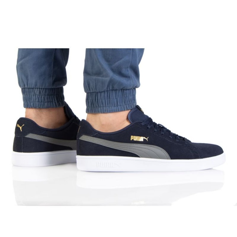 Puma Smash V2 M 364989 56 albastru marin gri de aur