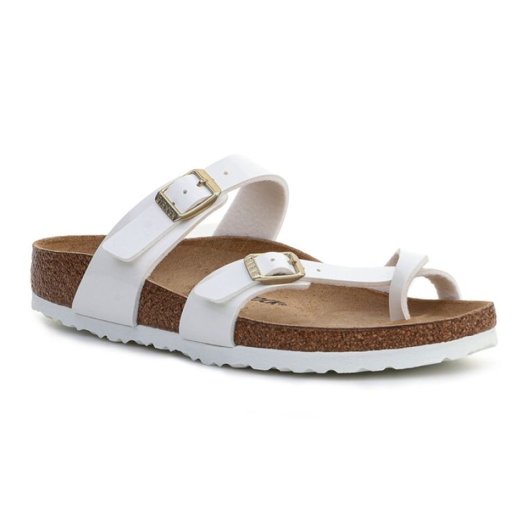 Birkenstock Mayari Patent White W 1005281 alb Birkenstock Mayari Patent White W 1005281 alb