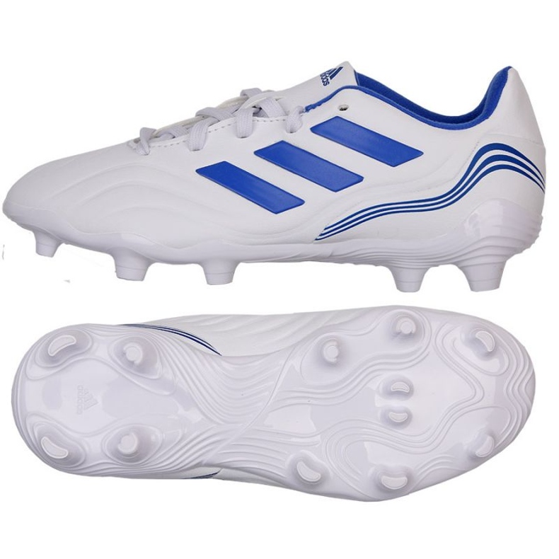 Ghete de fotbal Adidas Copa Sense.3 Fg Jr GW7411 alb alb