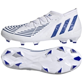 Ghete de fotbal Adidas Predator Edge.2 Fg M GW2269 alb alb