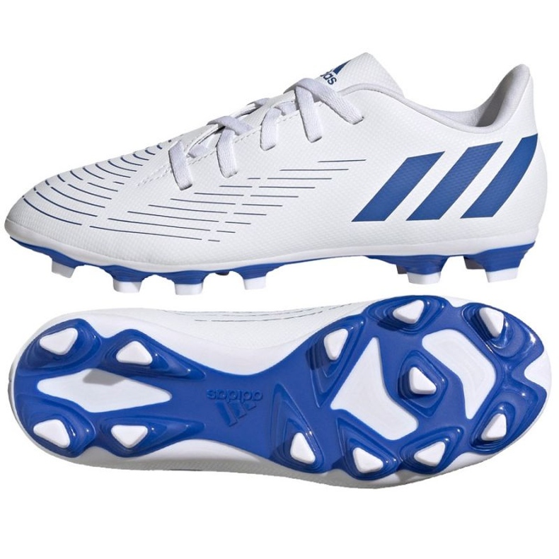 Ghete de fotbal Adidas Predator Edge.4 FxG Jr GW2368 alb Ghete de fotbal Adidas Predator Edge.4 FxG Jr GW2368 alb