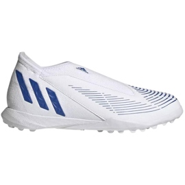 Ghete de fotbal Adidas Predator Edge.3 Ll Tf Jr GX2637 alb alb