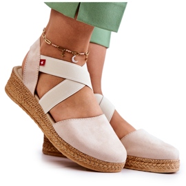 Espadrile din piele intoarsa dama Big Star JJ276038 Bej Espadrile din piele intoarsa dama Big Star JJ276038 Bej