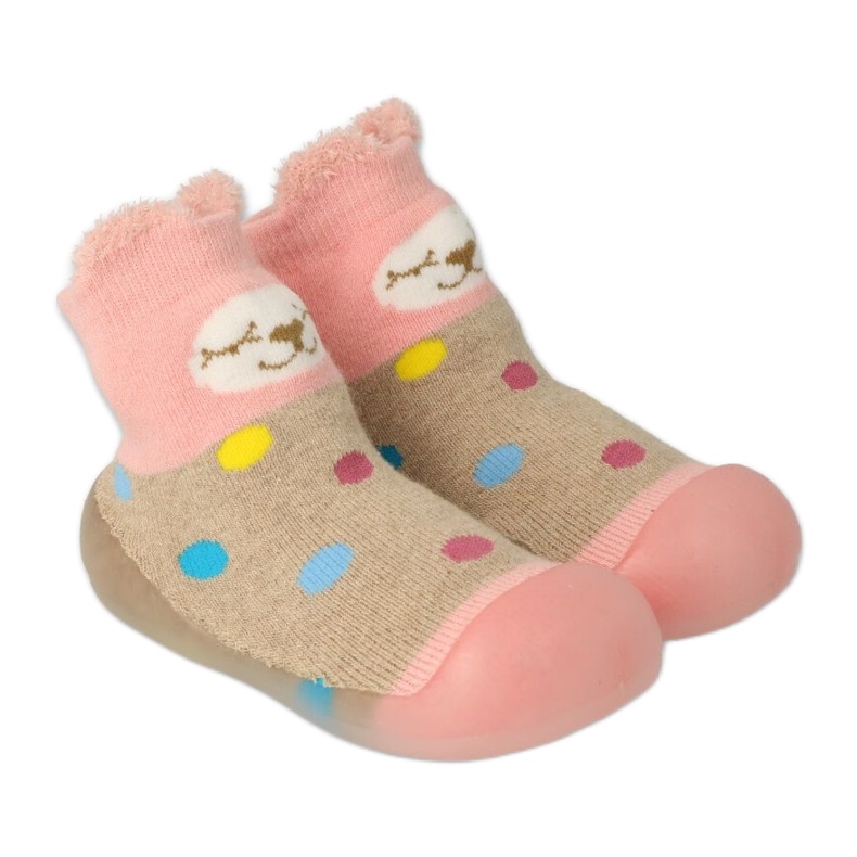 BEFADO NIECHODKI 002P019 BEIG-PINK bej