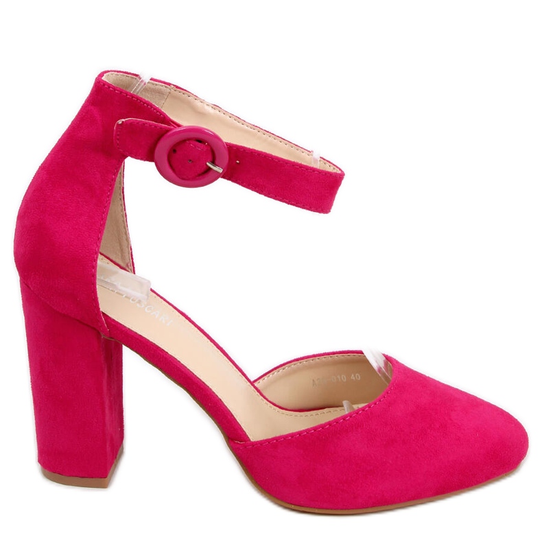 Pompe expuse pe călcâiul lui Iris Fuchsia roz