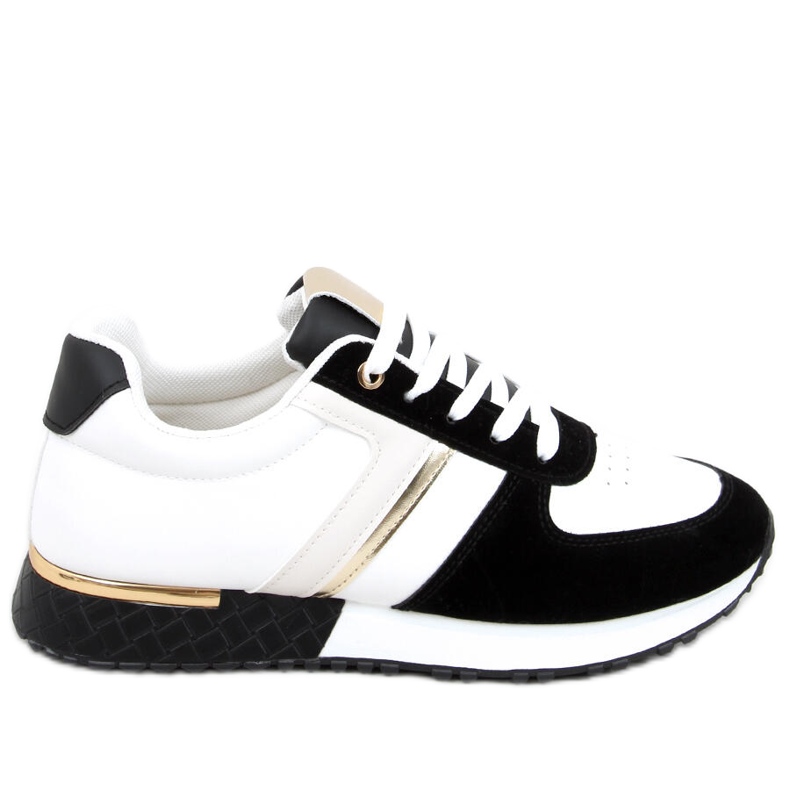Pantofi sport dama Grass Black alb negru multicolor