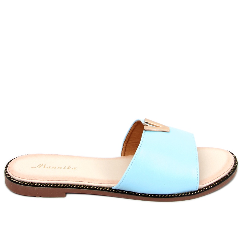 Papuci faciali dama Willow Blue albastru