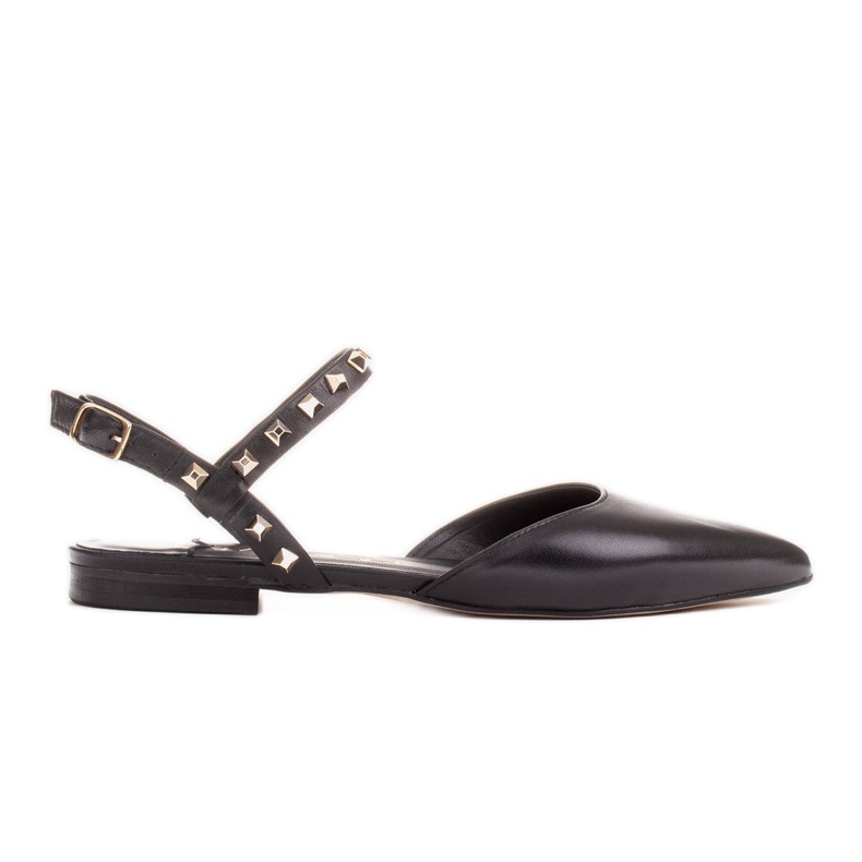 Marco Shoes Sandale negre cu crampoane negru