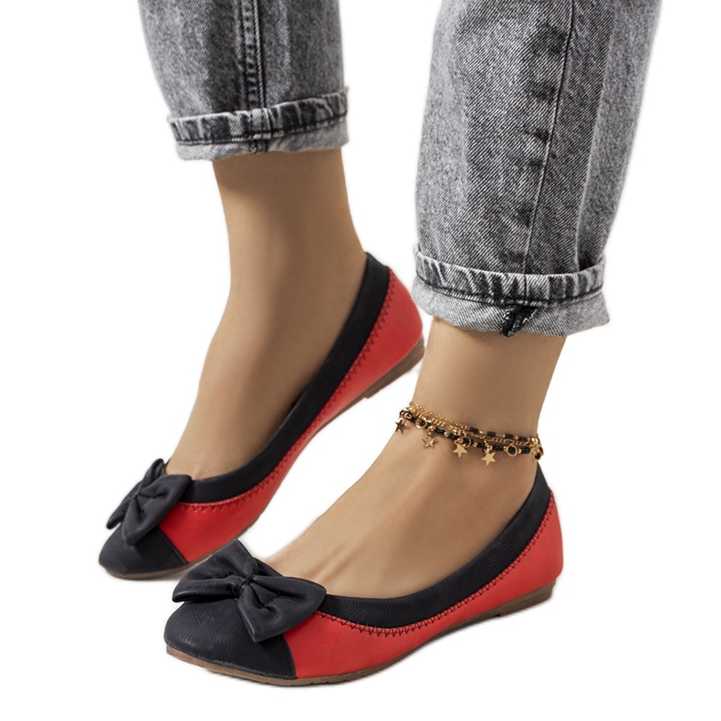 Balerini negri cu fundă Eske negru