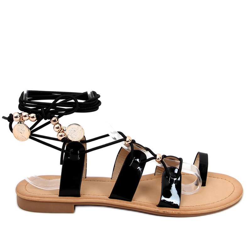 Niala Sandale gladiator negre negru