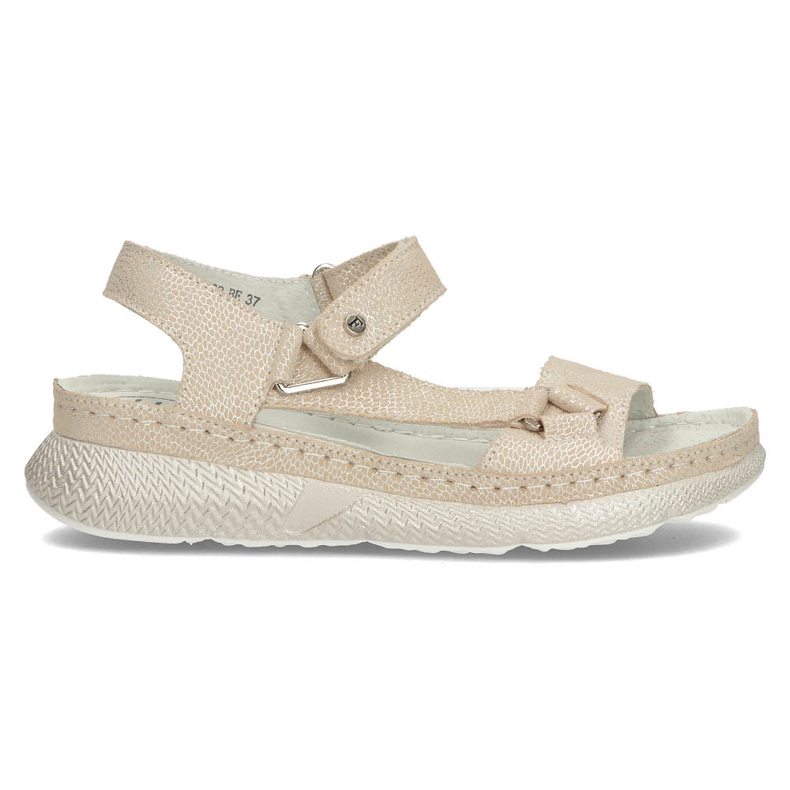 Sandale din piele Filippo DS3517 / 22 Be beige bej