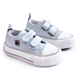 Pantofi Copii Cu Velcro Big Star HH374204 Albastru Pantofi Copii Cu Velcro Big Star HH374204 Albastru