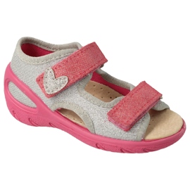 Pantofi copii Befado pu 065X177 argint gri