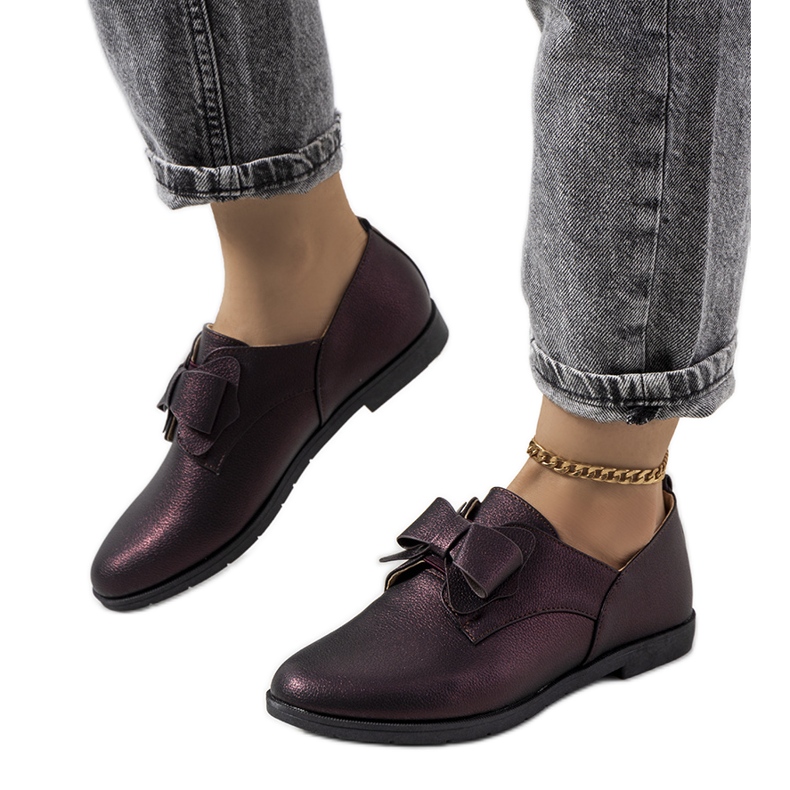 Brogue maro cu fundita Korner