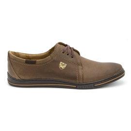 Polbut Pantofi barbati piele 343 maro Polbut Pantofi barbati piele 343 maro