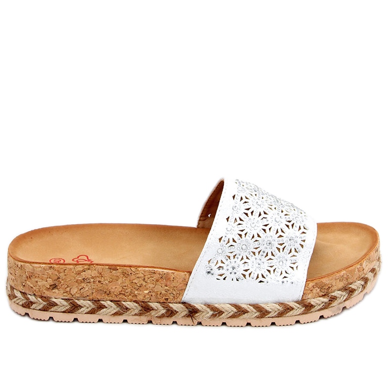 Talpă din plută Jova Silver alb