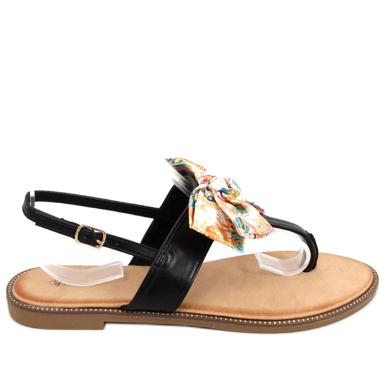 Flip-flops cu fundita Odette Black negru