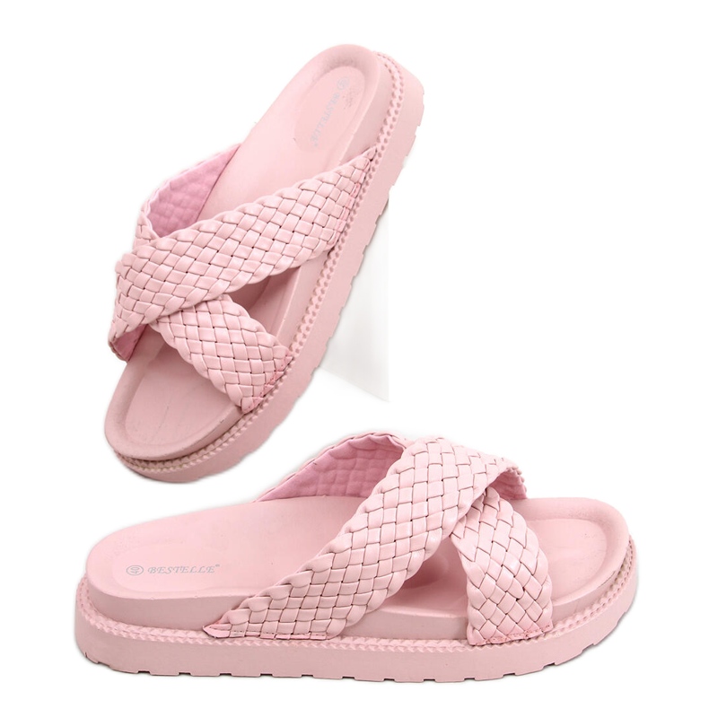 Papuci de dama Norma Pink roz