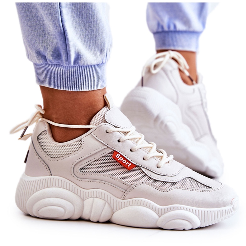 Pantofi De Damă Pantofi Sport Cu Plasă Bej Sallis