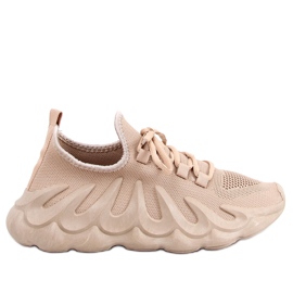 Pantofi sport cu șosete Band Khaki bej Pantofi sport cu șosete Band Khaki bej