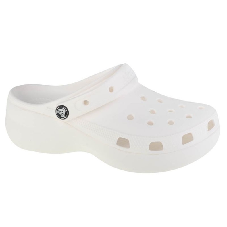 Slapi Crocs Classic Platform Clog 206750-100 alb