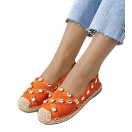 Espadrile Chanou portocalii portocale Espadrile Chanou portocalii portocale