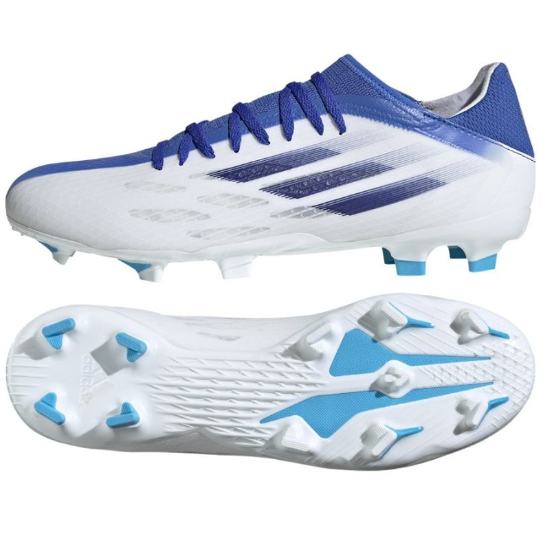 Ghete de fotbal Adidas X Speedflow.3 Fg M GW7480 multicolor alb Ghete de fotbal Adidas X Speedflow.3 Fg M GW7480 multicolor alb