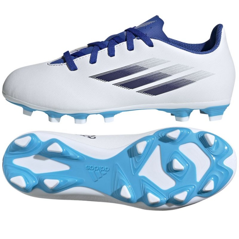Ghete de fotbal Adidas X Speedflow.4 FxG Jr GW7519 multicolor alb